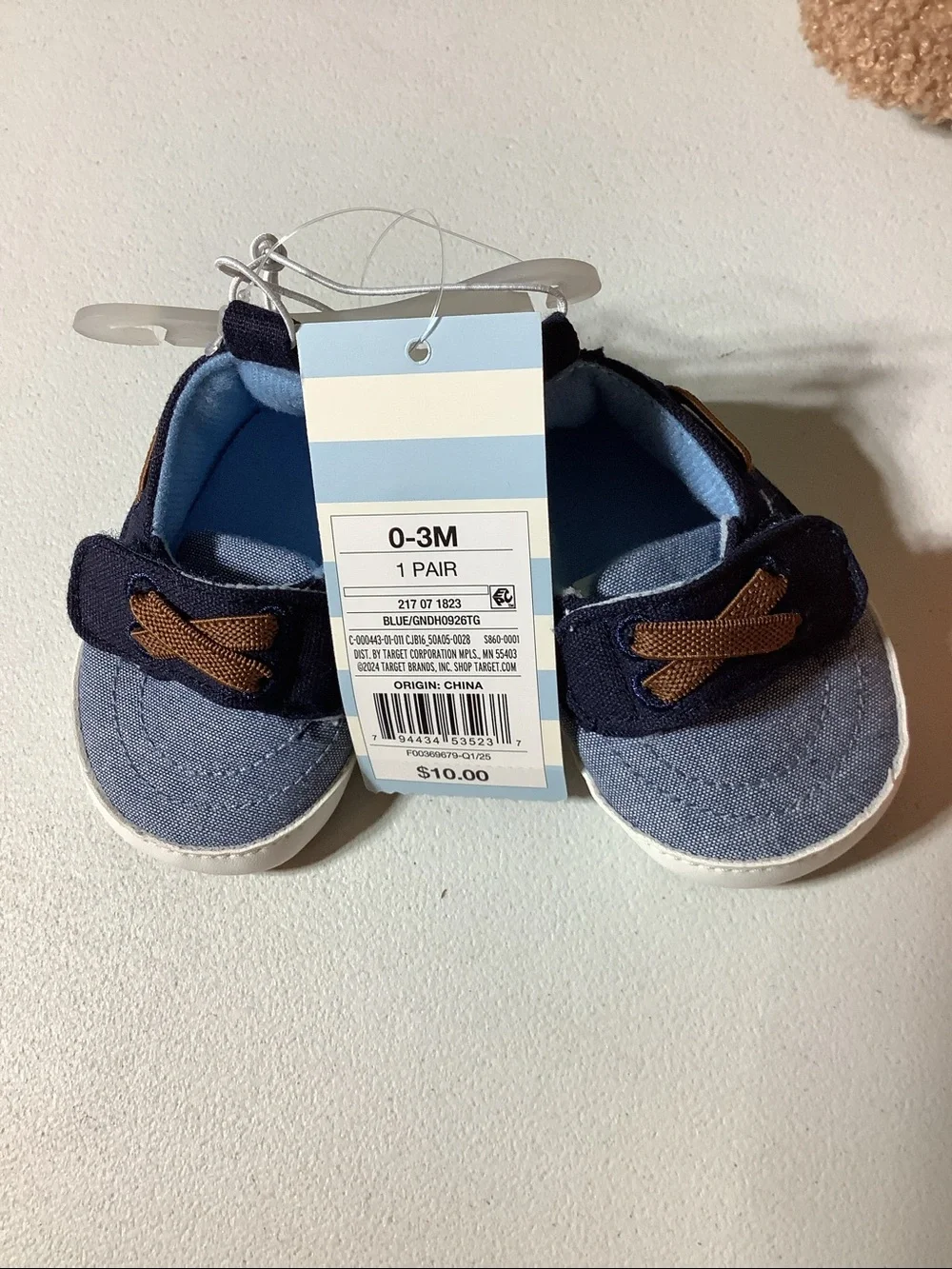 3 pair 0-3 months shoes